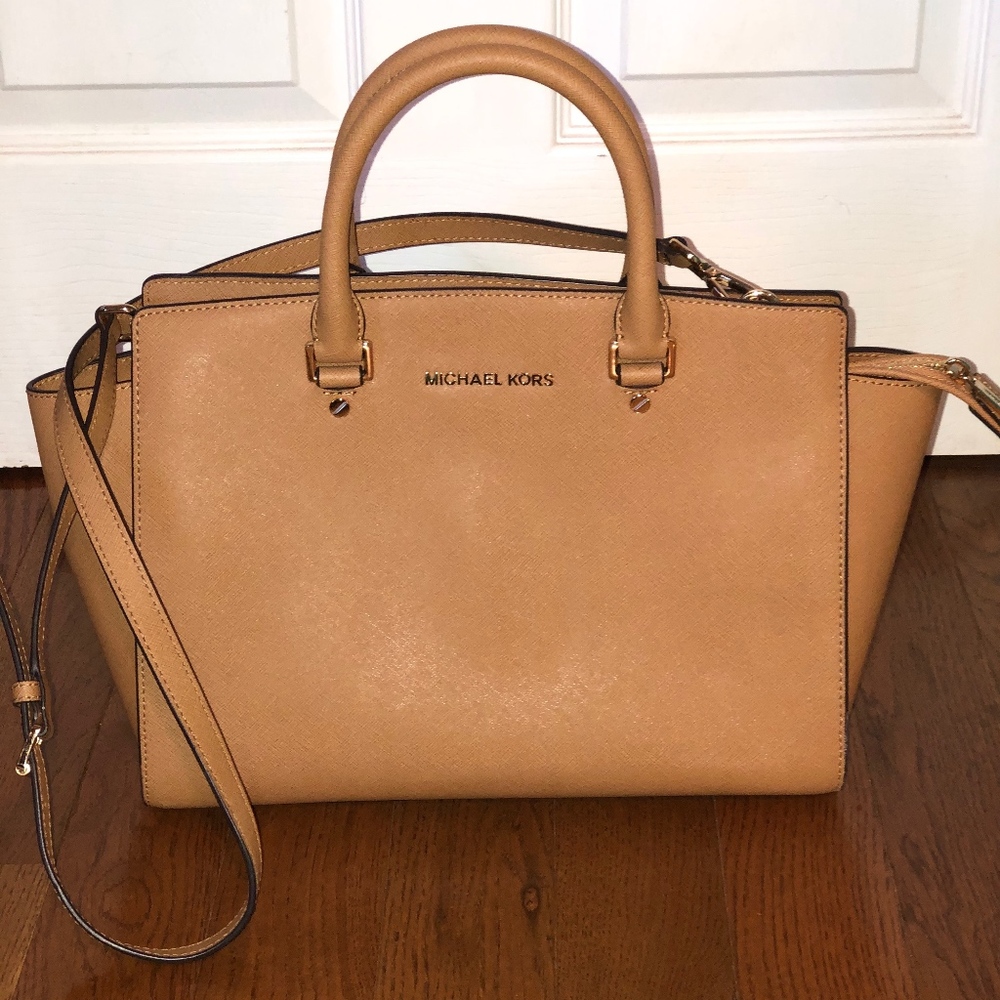 Michael Kors Medium Tote Handbag-Brown